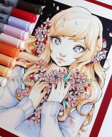 Аниме маркерами