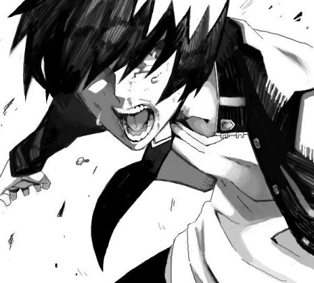 Аниме парень злится