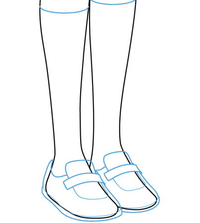 Обувь аниме девушек