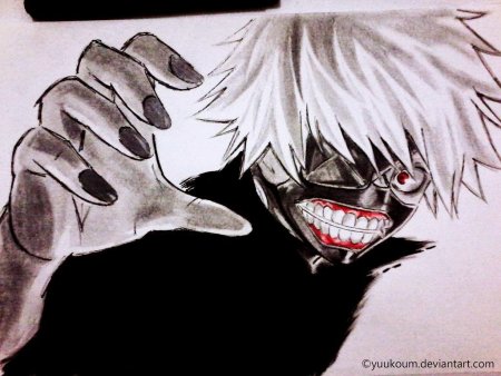 Канеки для срисовки псих