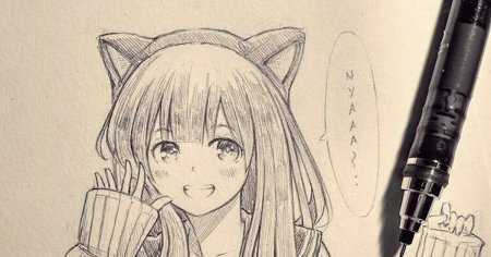 Мечта АНИМЕШНИКА карандашом