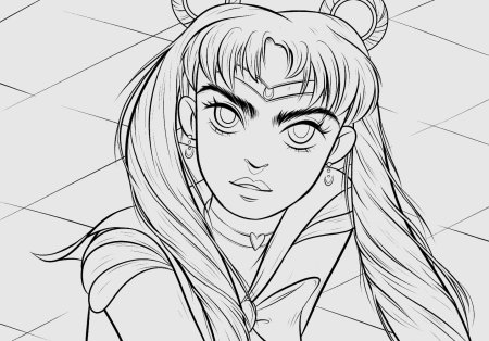 Рисунки для срисовки аниме из сериалов