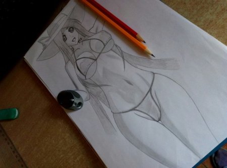 Аниме рисунки карандашом
