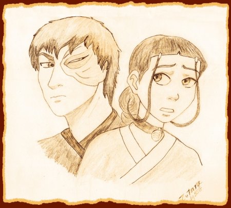 Зуко и аанг скетчи