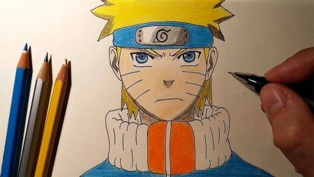 Рисование Наруто легко
