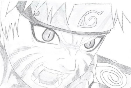 Рисунки для срисовки аниме Наруто