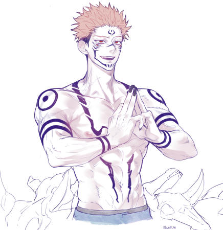 Итадори Юдзи Татуировки