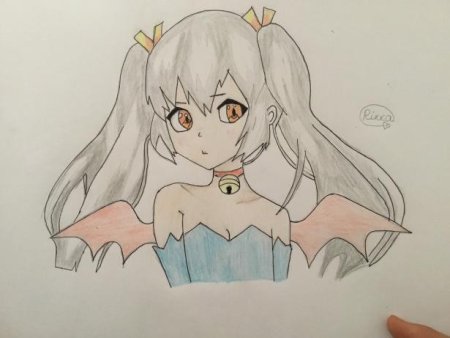 Аниме демон для срисовки легкие