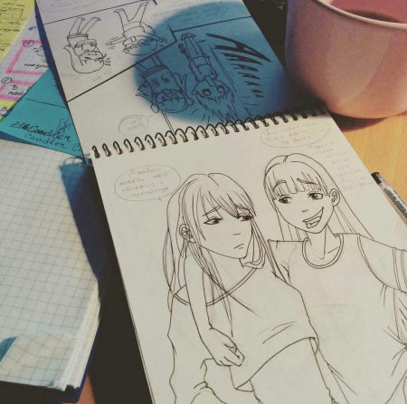 Идеи комиксов для скетчбука