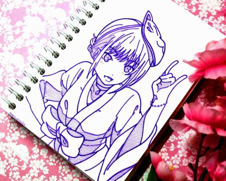 Рисунки для скетчбука аниме легкие