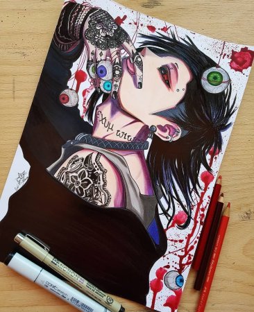 Рисунки для скетчбука аниме