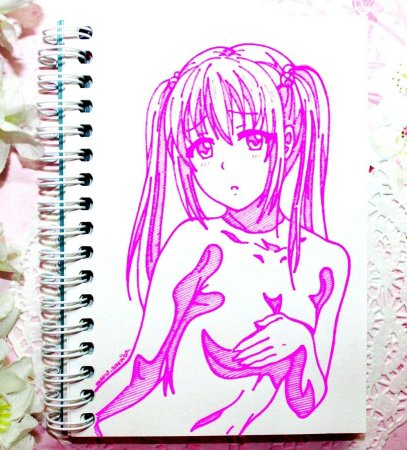 Легкие анимешные рисунки в скетчбук маленькие