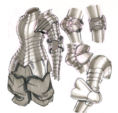 Рыцарский доспех референс