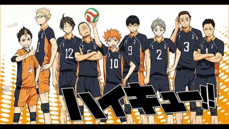 Волейбол плакат Карасуно