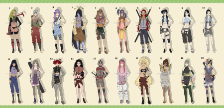 Наруто ОС В полный рост