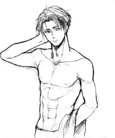 Парень для рисования