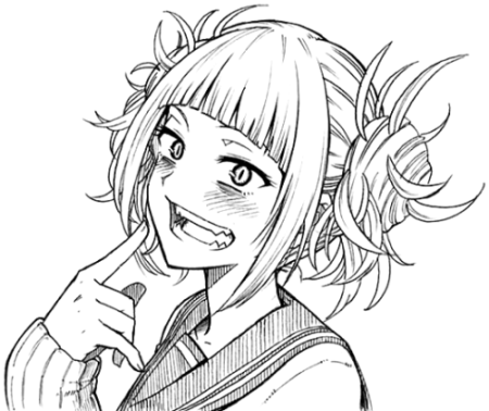 Toga Himiko аниме эскиз