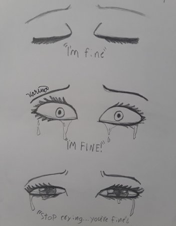 Рисунки для срисовки лёгкие глаза