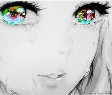 Аниме глаза девушки