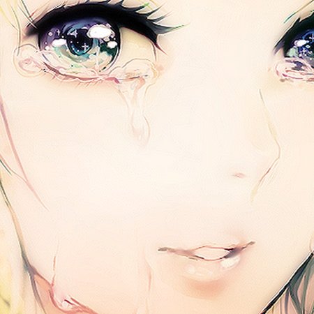 Аниме глаза со слезами