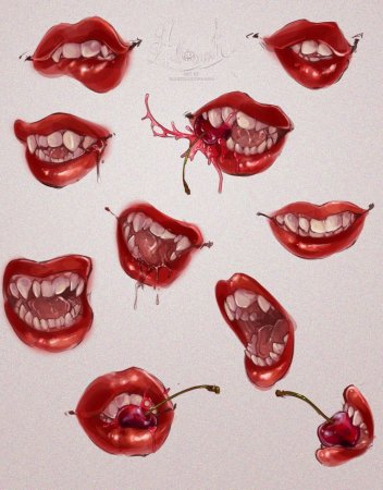 Рот вампира референс