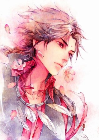Аниме акварелью