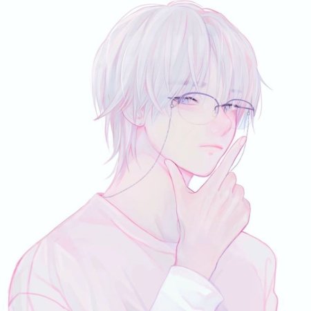 Аниме парень показывает язык