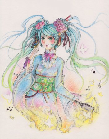 Аниме разноцветные