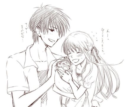 Разукрашка корзинка фруктов аниме