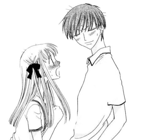 Корзинка фруктов кё и Кагура