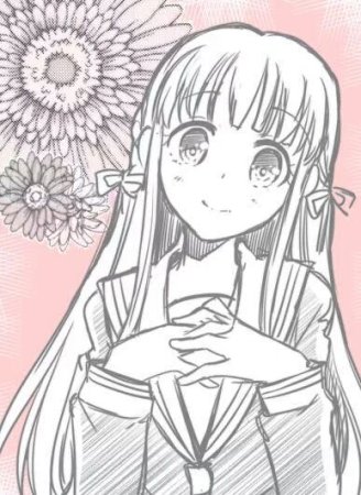 Аниме корзинка фруктов для срисовки