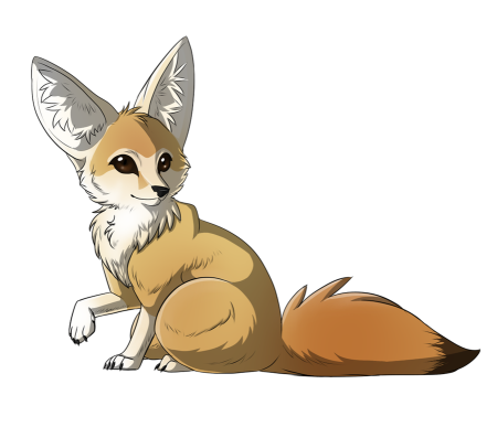 Fennec Fox иллюстрация