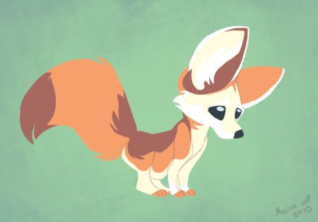 Fennec Fox иллюстрация