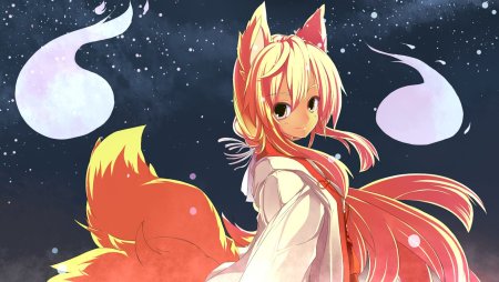 Японская лиса Кицунэ