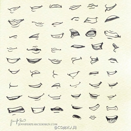 Аниме улыбка референс