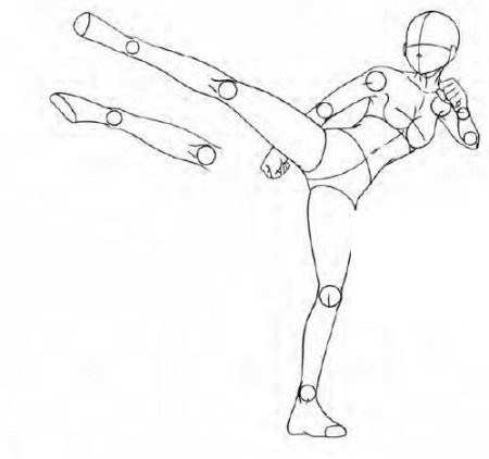 Тела в движении для рисования