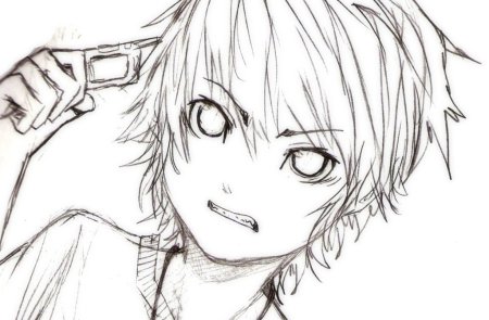 Аниме карандашом