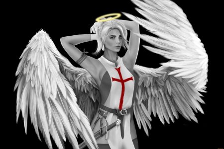 Overwatch Mercy нимб