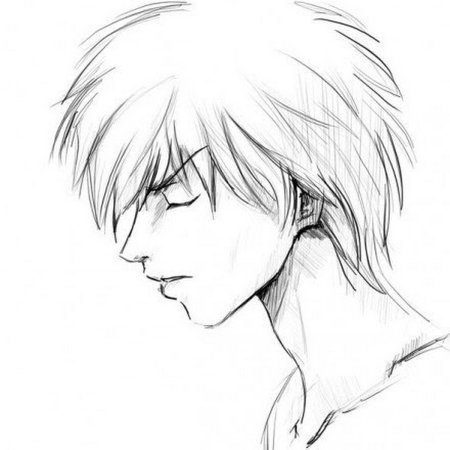 Рисунки аниме парней