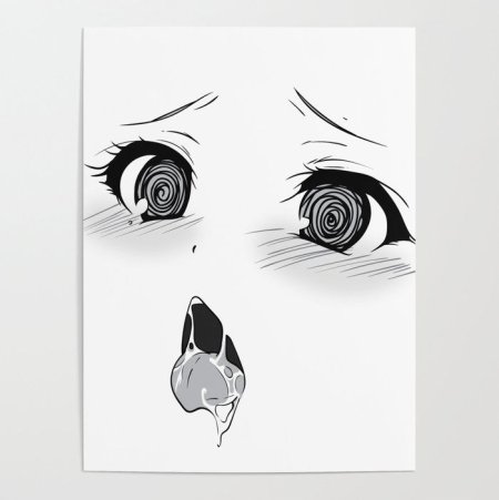 Аниме глаза ахегао