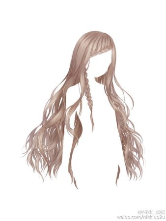 Длинные волосы для рисования
