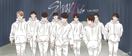 Арт Stray Kids сын мин