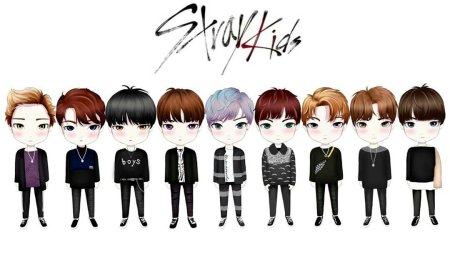 Группа Stray Kids Чиби