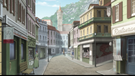 Аниме улицы города