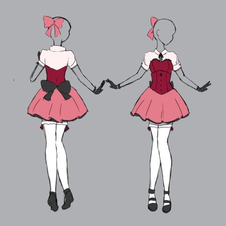 Одежда для рисованиядевушеу