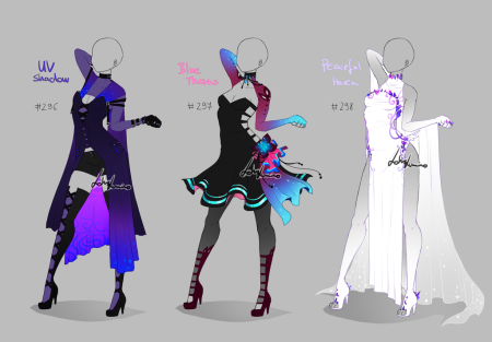 Дизайнерские Наряды для персонажей