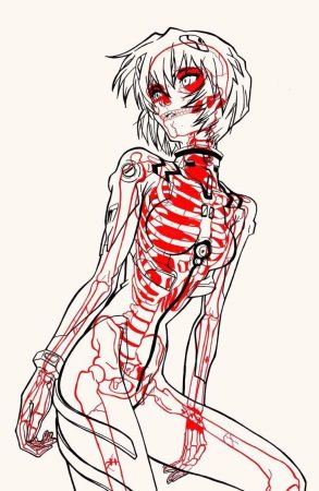 Евангелион Рей тату