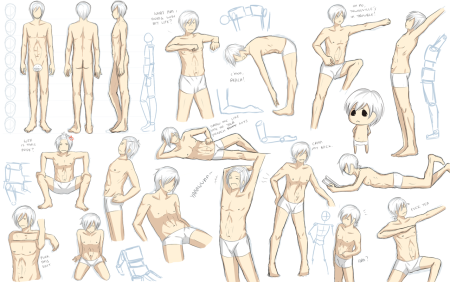 Референсы по рисованию тела