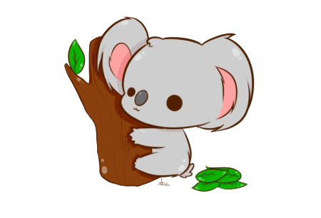 Милые мультяшные коалы