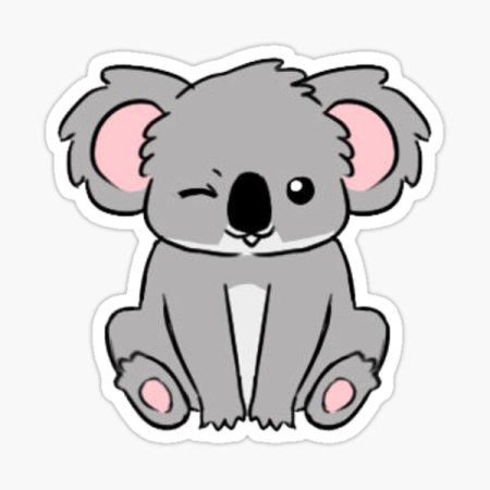 Коала стикер
